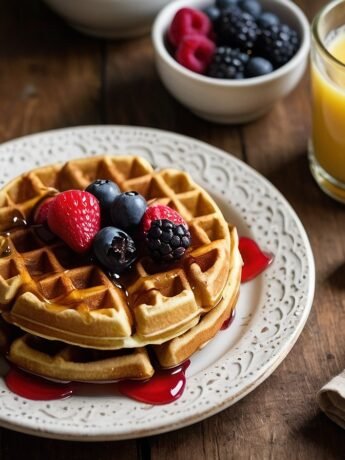 Almond flour waffles