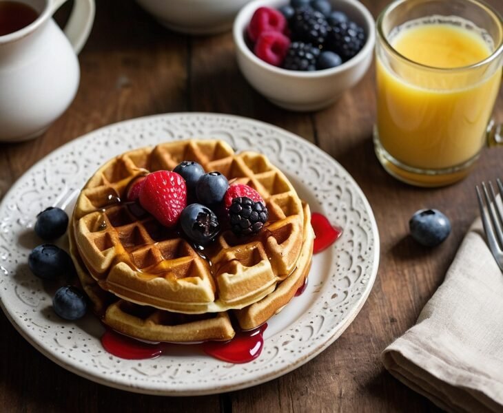 Almond flour waffles