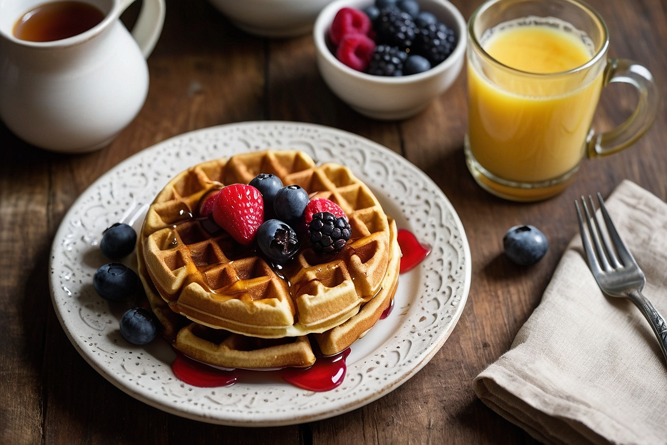 Almond flour waffles
