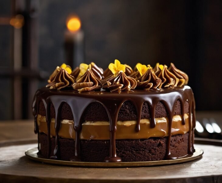 Chocolate Caramel Cake