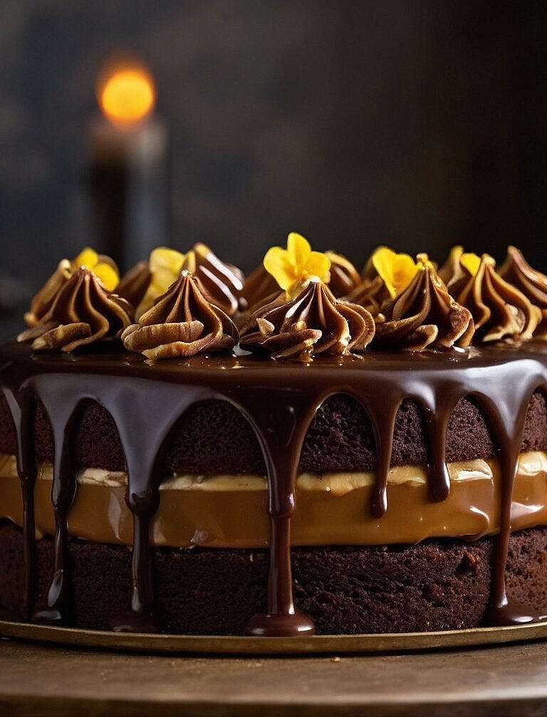 Chocolate Caramel Cake