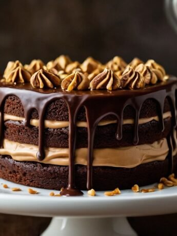 Peanut butter chocolate cake