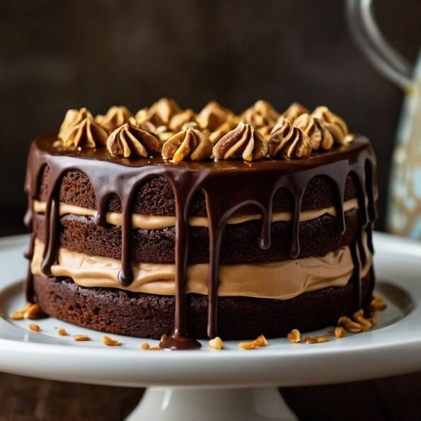 Peanut butter chocolate cake