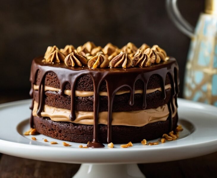 Peanut butter chocolate cake