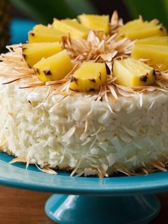 Pineapple coconut cake