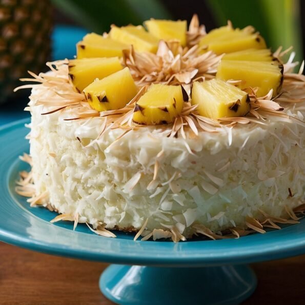 Pineapple coconut cake