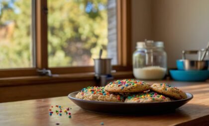 Vegan Funfetti Cookies