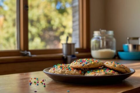 Vegan Funfetti Cookies