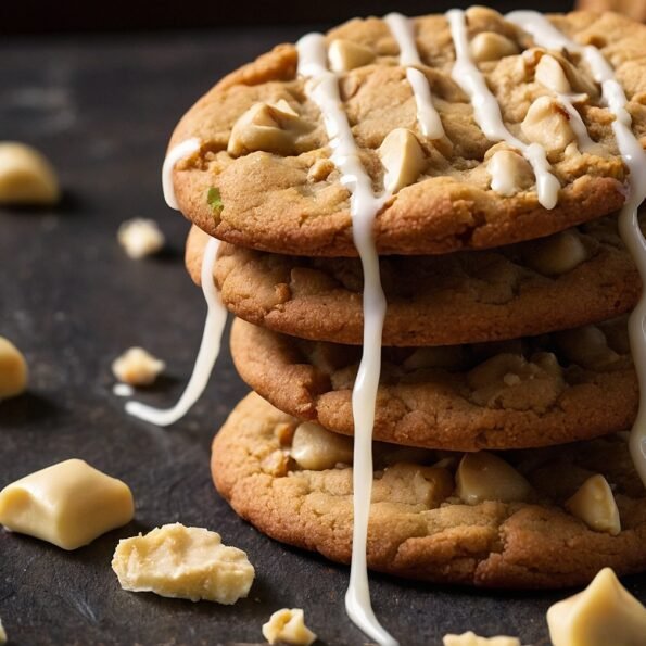 White chocolate macadamia nut cookies